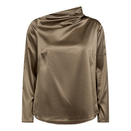 Overview second image: Co' Couture blouse Cameron waterfall bruin