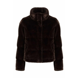 Overview second image: Giacomo jas Luxury fur donker bruin