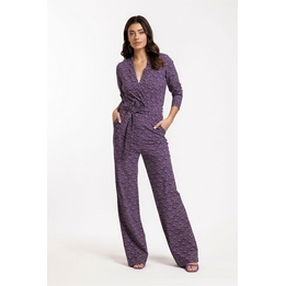 Overview image: Studio Anneloes jumpsuit Mikki cappuccino/ plum