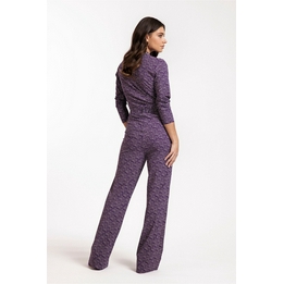 Overview second image: Studio Anneloes jumpsuit Mikki cappuccino/ plum
