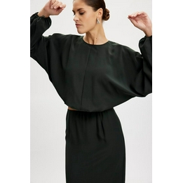 Overview image: Gestuz blouse Fryla donker groen