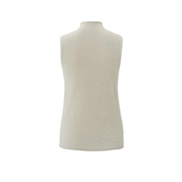 Overview second image: Yaya top Fluffy pure cashmere zand