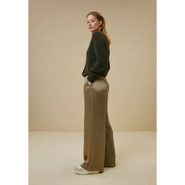 Overview second image: BY-BAR broek Benji satin khaki