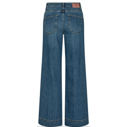 Overview second image: Mos Mosh jeans Reem Draping blauw