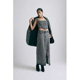 Overview image: Copenhagen Muse rok Charlee grijs