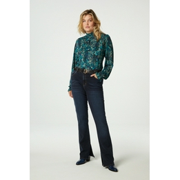 Overview image: Fabienne Chapot jeans Eva slim split dark medium denim