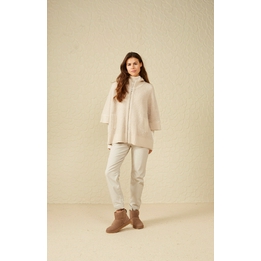 Overview second image: Yaya vest met rits zand