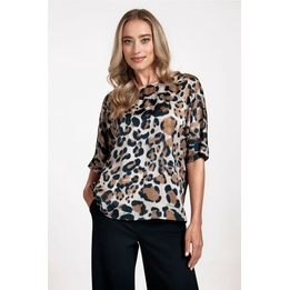 Overview image: Studio Anneloes top Birgit satin animal