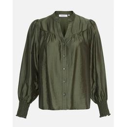 Overview image: Moss Copenhagen blouse Kaliko groen
