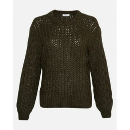 Overview image: Moss Copenhagen trui Pepita groen