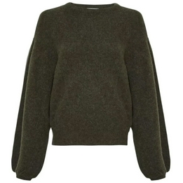 Overview image: Moss Copenhagen trui Lilian groen